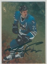 1998-99 Pinnacle Be a Player #118 MURRAY CRAVEN Sharks Certified Autograph GOLD