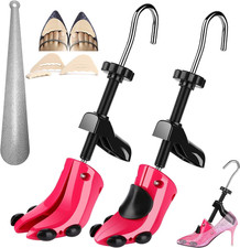 JJDPARTS High Heel Shoe Stretcher, Pair 4-Way Shoe Expander Widener Shoe Tree Ex