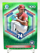 2026 Bowman Jarlin Susana Chrome Bowman Scouts Top 100 Green Refractors /99