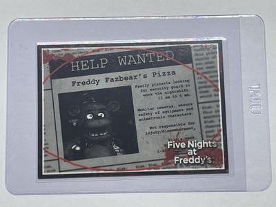 Five Nights at Freddy's - 2016 Trading Card - #004/120 Help Wanted Newspaper
