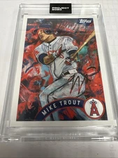 2020 Topps Project 2020 Mike Trout #35/Design Done by Andrew Thiele