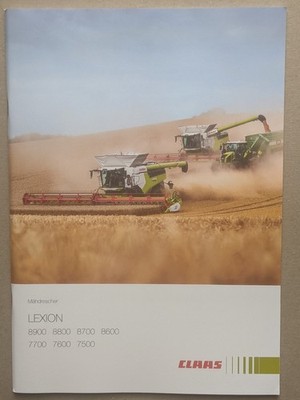 CLAAS Lexion 8900 8800 8700 7700 Mähdrescher Prospekt 10/2024 Traktor Schlepper
