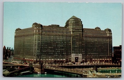 Merchandise Mart Wholesale Buying Center Chicago Illinois IL Vintage Postcard