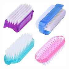 Nail Brush 12 Pcs Two Sided for Cleaning Fingernails Toes - Travel Use