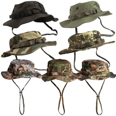 MIL-TEC US GI Boonie Hat Trilaminat S-XXL Rangerhut Mütze Buschhut Tropenhut Hut