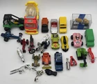 Vintage Toy Vehicles Large Lot Set Tootsietoy Matchbox  Tonka Plastic And Metal