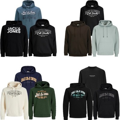 Jack Jones Kapuzenpullover 3er Pack Hoodie 3XL 4XL 5XL 6XL 7XL 8XL Big PlusSize
