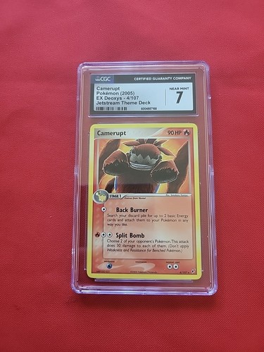 Camerupt graded CGC 7 for sale on eBay