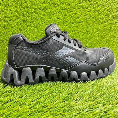 Reebok Zig Pulse Womens Size 7.5W Black Composite Toe Safety Work Shoes Sneakers
