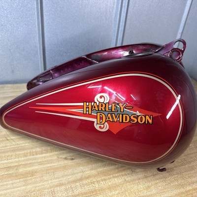 Harley-Davidson OEM 1995 FLSTC Heritage Split Gas Tank Victory Red