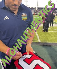 SPENCER FANO SIGNED UTAH UTES FOOTBALL JERSEY *PROOF* AUTO CLEVELAND BROWNS