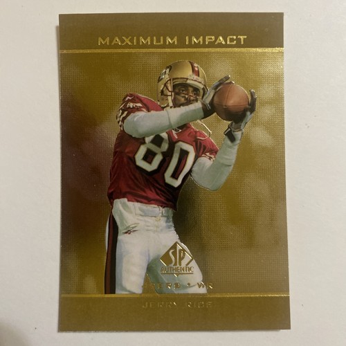 Jerry Rice #SE24 1998 SP Authentic Maximum Impact card