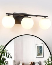 Bathroom Vanity Light Brushed Black 3T Wall Sconce for Mirror 3 lights-24inch