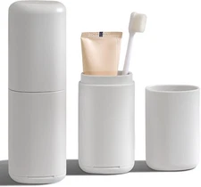 Toothbrush travel case, portable travel toothbrush holder