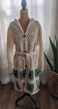 hand crocheted spring cardigan