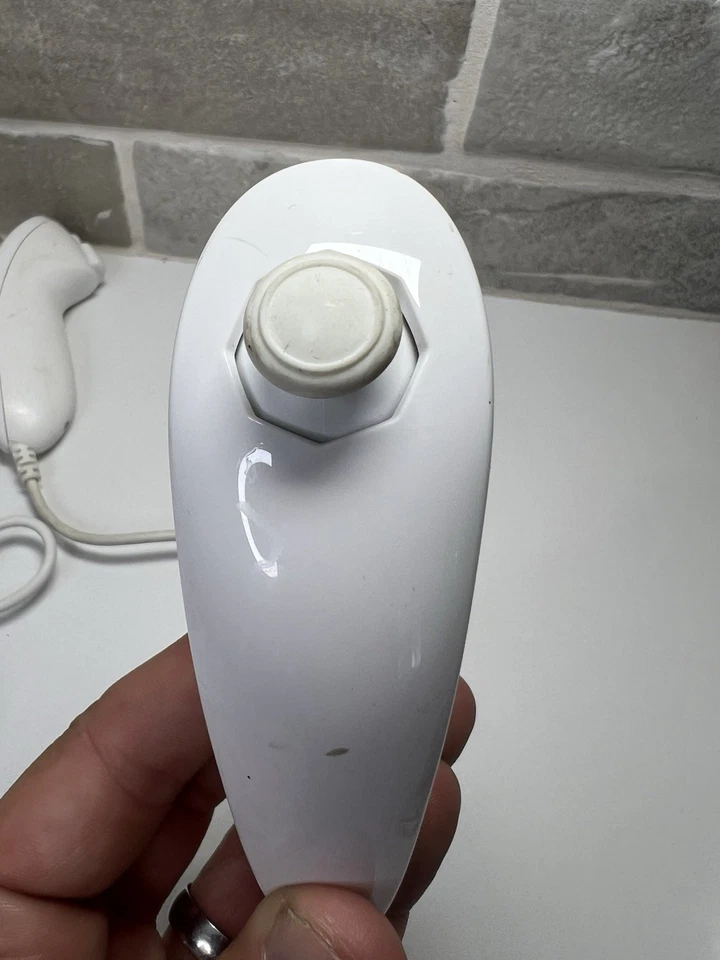 Nintendo Nunchuck Controllers Lot Of 4 Official OEM Nintendo Wii Or Wii U - Image 2 of 4