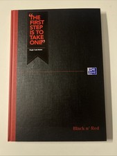 Oxford Black n Red Notebook A4 Hardback Casebound Ruled With Single Ca