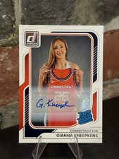 2026 WNBA Donruss Gianna Kneepkens Rated Rookie Auto RC Connecticut Sun