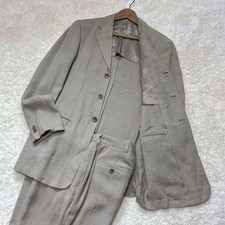 ARMANI COLLEZIONI Men s Beige Suit Set 44 From Japan Vintage