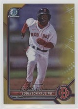2022 Bowman Draft Chrome Gold Refractor 17/50 Eddinson Paulino #BDC-62 16d5
