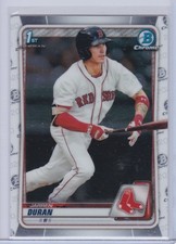 2020 Bowman Chrome JARREN DURAN 1st Prospect Rookie RC Base RED SOX QTY AVAIL