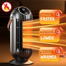 1500W Portable Electric Space Heater Garage Hot Air Fan for Indoor Large Room US
