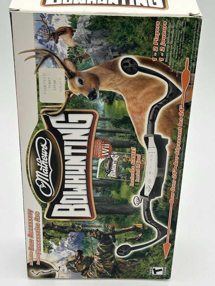 Mathews Bowhunting for Nintendo Wii (Sealed Game) with Very Rare Bow Included! - Image 3 of 4