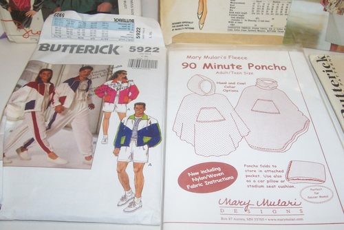 vintage Lot of 9 Sewing Patterns McCalls Butterick Chart patterns WOMEN men (O) - Picture 2 of 6