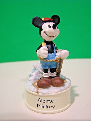 LENOX Disney ALPINE MICKEY MOUSE THIMBLE New in Box Alps Hiker