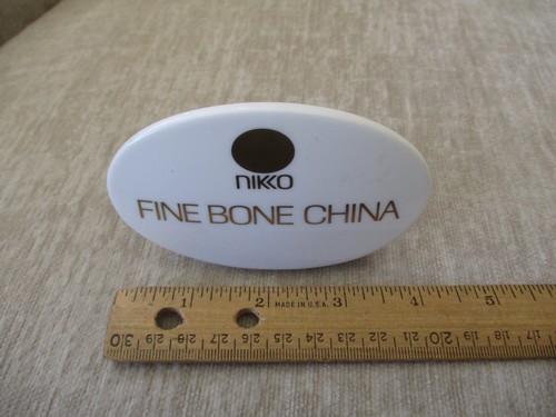 Nikko Fine Bone China Advertising Sign Placard Dealer - Picture 8 of 8