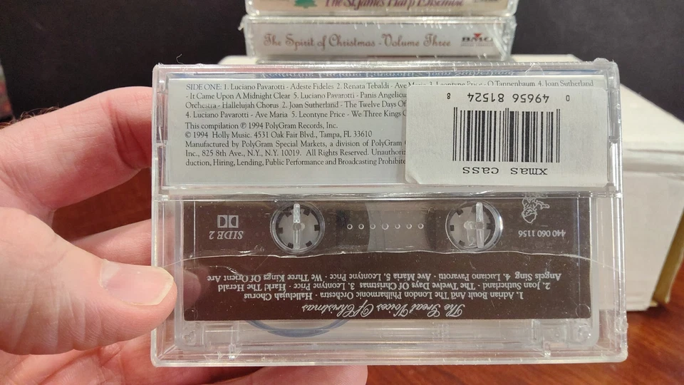 Group of 5 NIP Christmas Songs Cassette Tapes - Sealed - Image 3 of 4