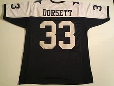 UNSIGNED CUSTOM Sewn Stitched Tony Dorsett Thanksgiving Jersey - M, L XL 2XL 3XL