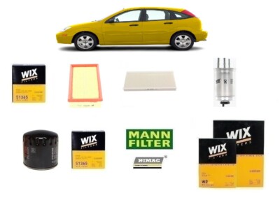 FRP*KIT TAGLIANDO FORD FOCUS 1.8 TDCI 115 CV 01 F9da 4 Filtriolio Service - Foto 4