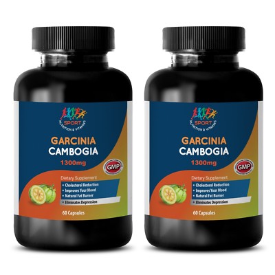 Burn Fat - Garcinia Cambogia 1300 - Natural Wieght Loss - Supplement - 2B 120Ct