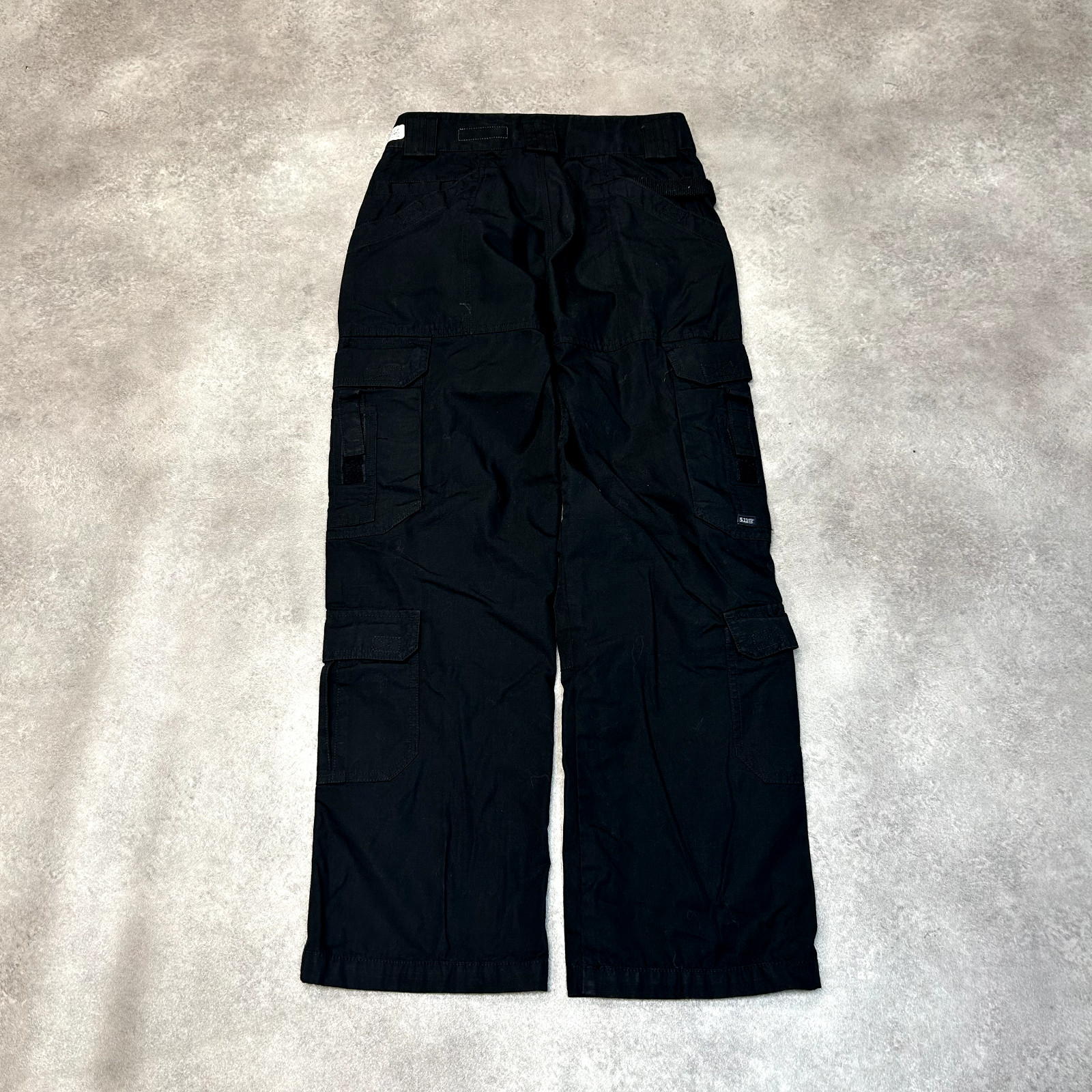 511 Tactical Cargo Trousers Womens 28" Baggy Fit Y2K Workwear Pants, Black image 2