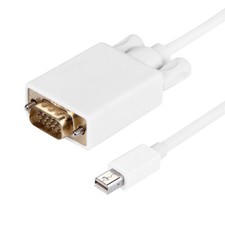 Mini Displayport Male to VGA Male Adapter Cable Full HD Display Converter Cor...