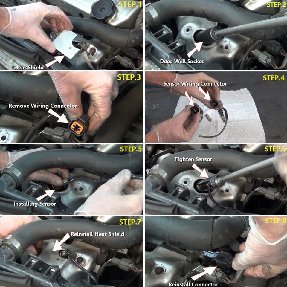 Sensor de oxígeno ascendente+descendente 2X para GMC Envoy XL SLE SLT 2002 2003 4,2 L 234-4285 Foto 4 de 4