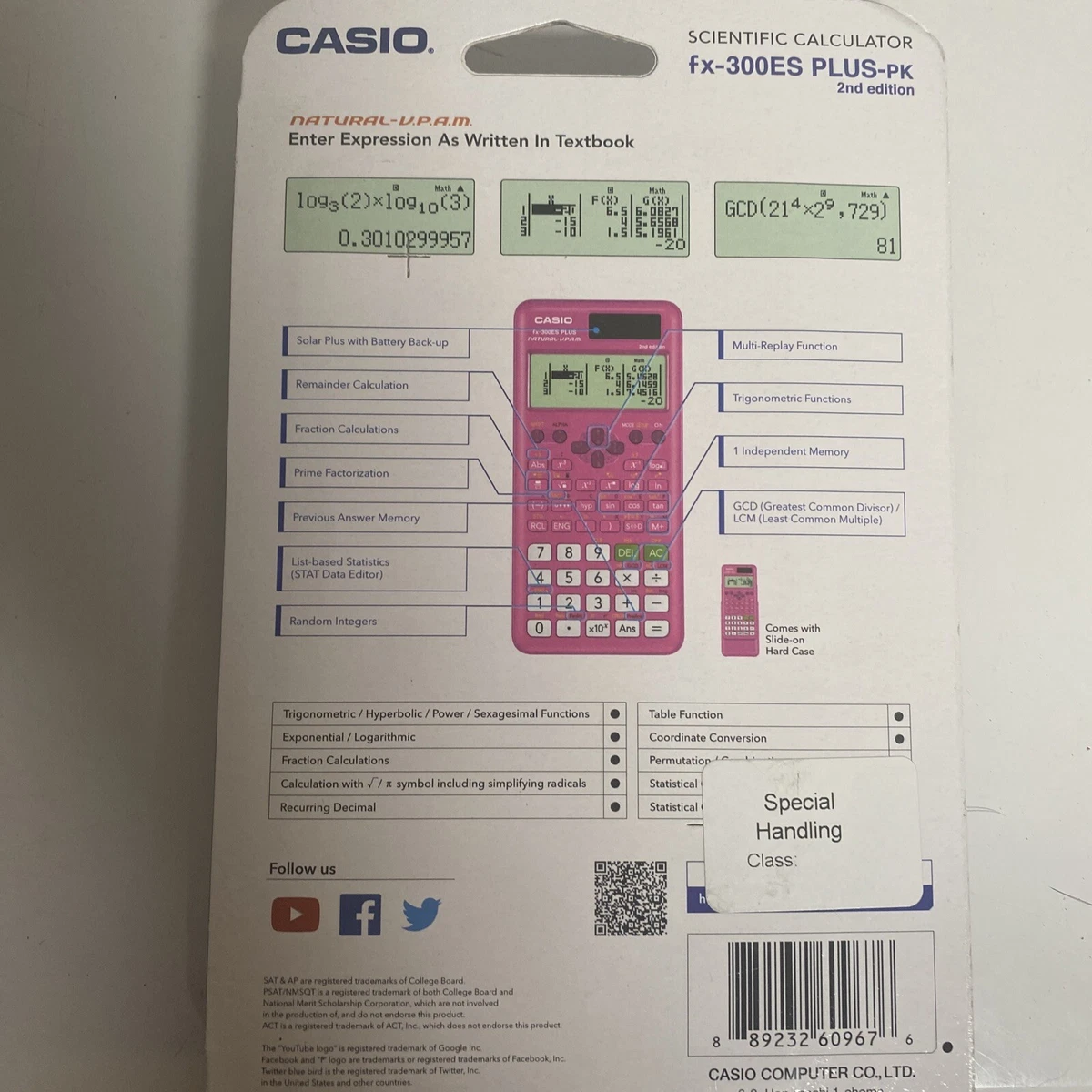 casio fx 300es plus pk