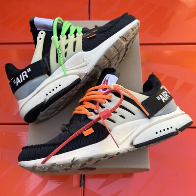 Nike x OFF-WHITE The Ten Air Presto 2017 USED Sz10 AA3830 001
