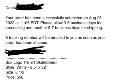Supreme FW22 Box Logo T-Shirt Skateboard Deck | eBay