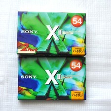 SONY Tapes- 54X2, Lot of 3 HIGH POSITION sealed in Original Cellophane Wrap