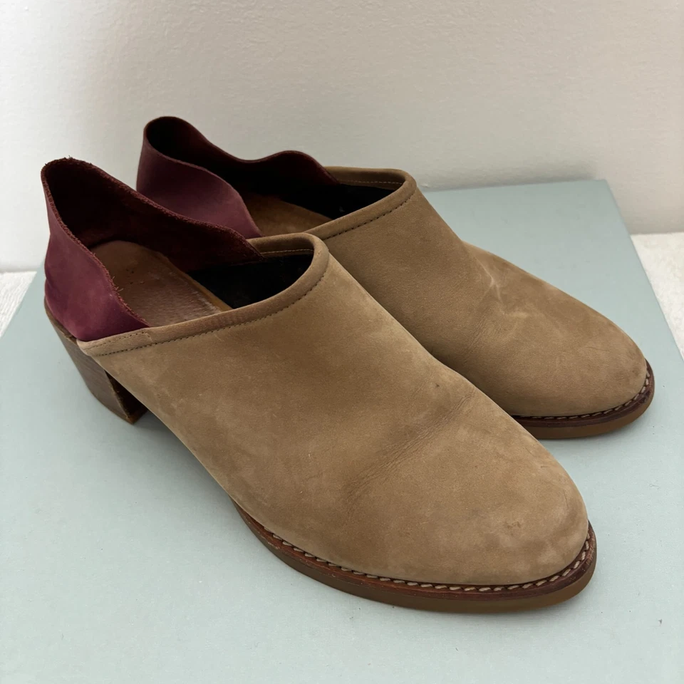 Bota ALL BLACK Marca Feminina Couro Camurça Tamanco Salto Bloco Tamanho 8 - Imagem 4 de 4