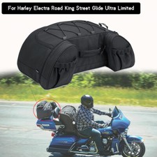 Momentum Hitchhiker Trunk Rack Bag Luggage For Harley Touring Electra Glide Us
