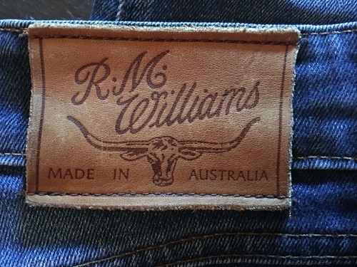 R.M. WILLIAMS BLUE DENIM VINTAGE JEANS 