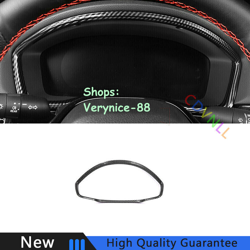 For Honda Civic 2022-2023 11th Carbon Fiber Dashboard Frame Decor Cover Trim 1X
