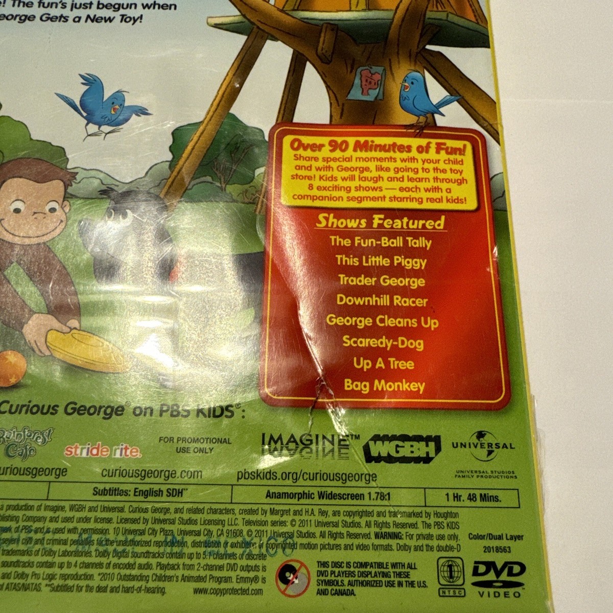 Curious George: Gets a New Toy (DVD) 25192076466| eBay