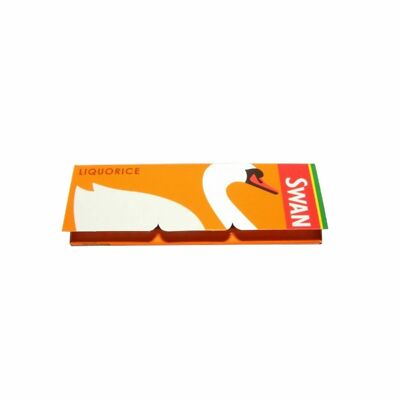 Schwan Lakritz normal Blättchen Papier Zigarette Standardgröße 5-50 Hefte