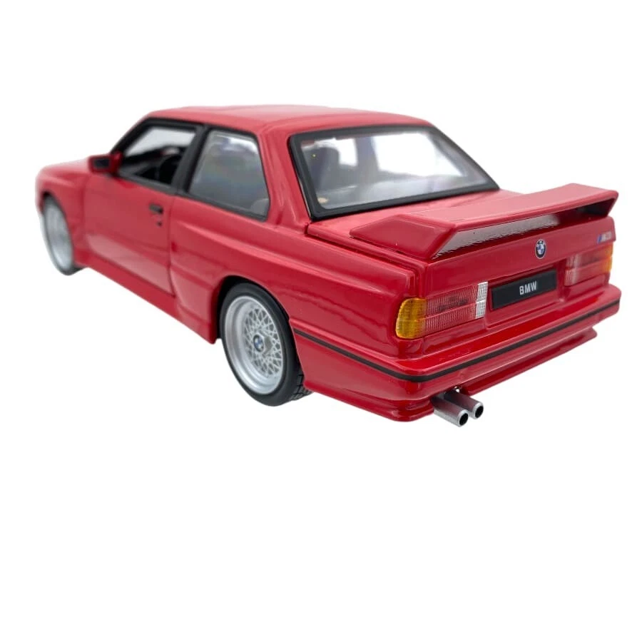 BMW 3 Series M3 Serie 3 E30 - 1988 Rosso Red Burago Bburago 1:24 Nuovo 1/24 - Immagine 4 di 4