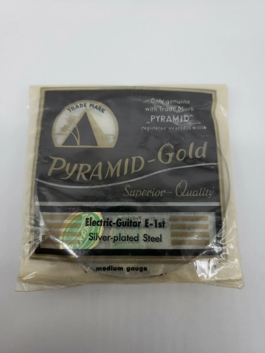 Pyramid gold flatwound guitar strings outlet