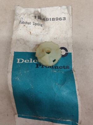 #ad 1969 72 Oldsmobile F85 windshield washer pump ratchet spring Delco GM 4918963 $25.00